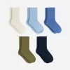Bomuldsstrømper sæt med 5 stk Bomuldsstrømper sæt med 5 stk