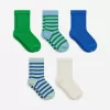 Bomuldsstrømper sæt med 5 stk