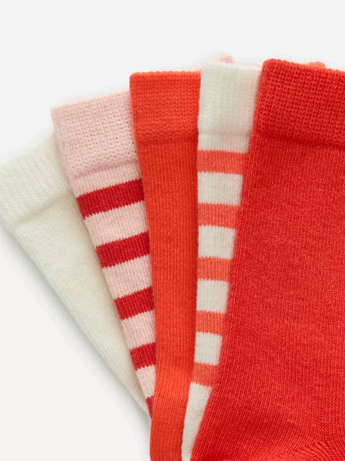 Bomuldsstrømper sæt med 5 stk