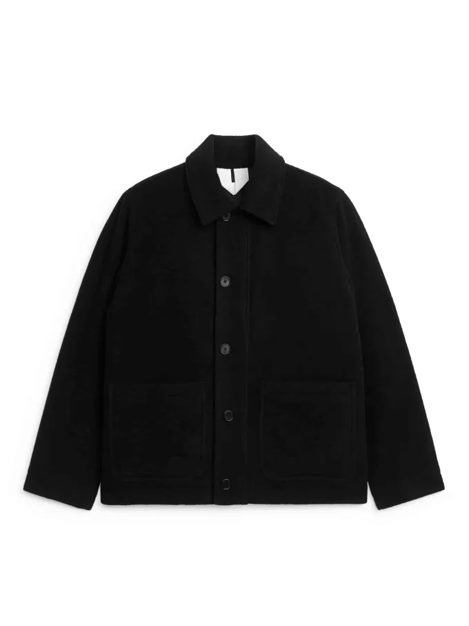 Boxy uldblandingsjakke Boxy uldblandingsjakke