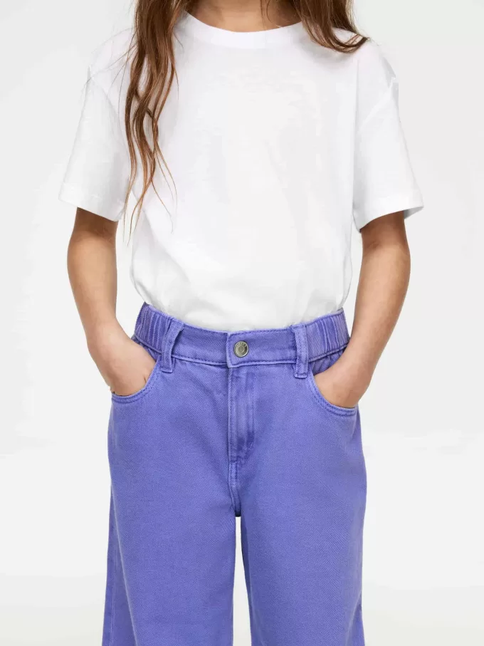 Brede denimbukser Brede denimbukser