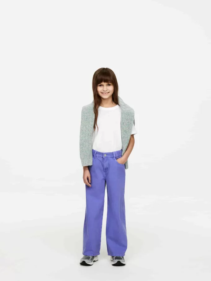 Brede denimbukser Brede denimbukser