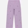 Broderede denimbukser Broderede denimbukser