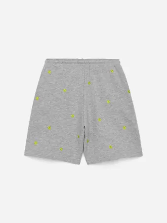 Broderede sweatshorts