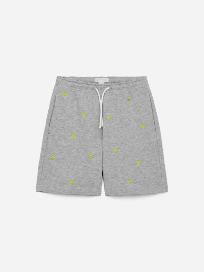 Broderede sweatshorts Broderede sweatshorts
