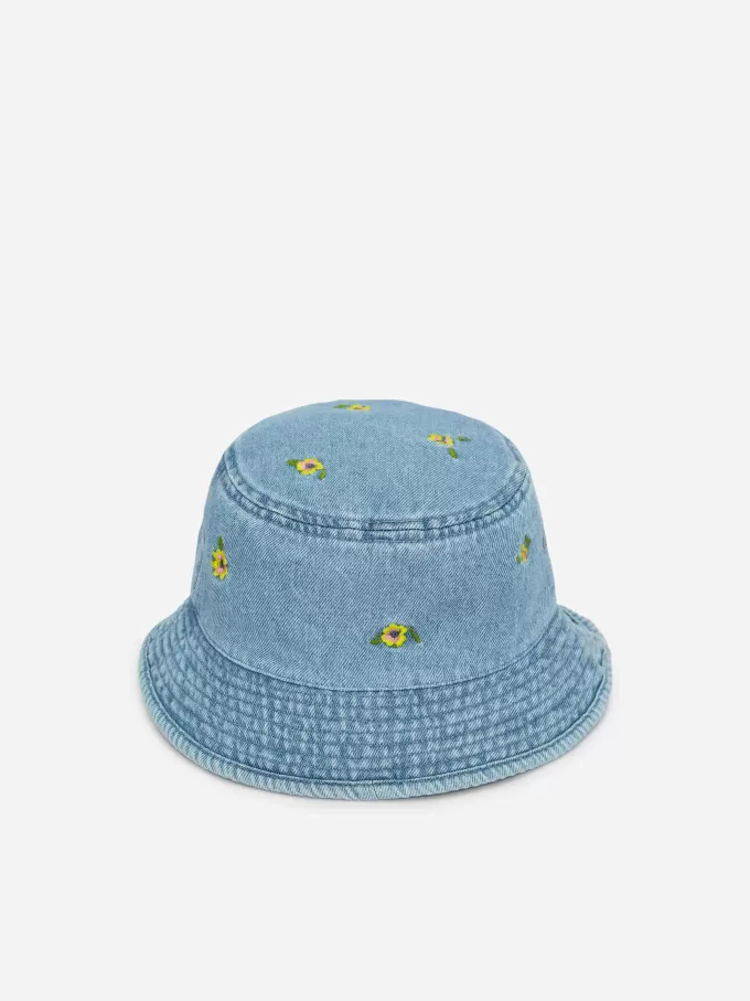 Broderet Bucket Hat Broderet Bucket Hat