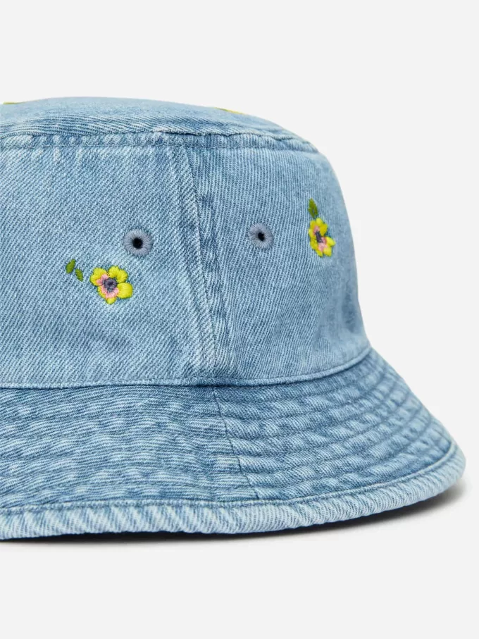 Broderet Bucket Hat Broderet Bucket Hat