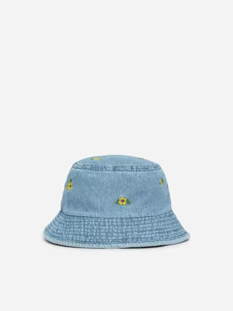 Broderet Bucket Hat