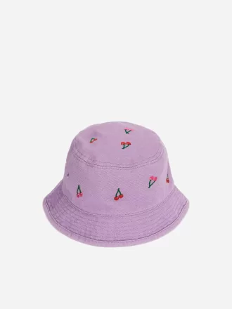 Broderet Bucket Hat Broderet Bucket Hat
