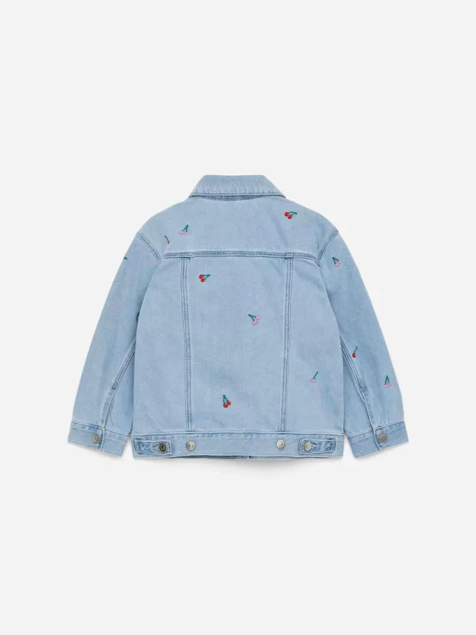 Broderet denimjakke Broderet denimjakke