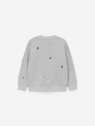 Broderet sweatshirt