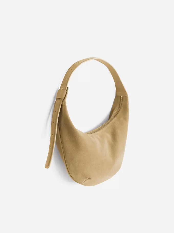 Buet ruskindstaske Buet ruskindstaske