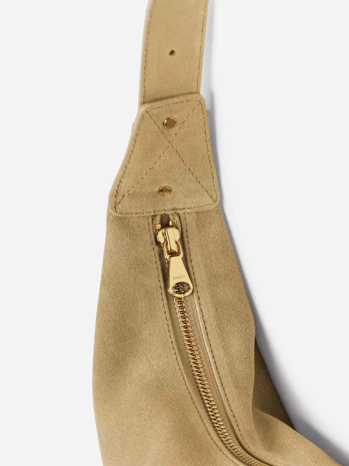 Buet ruskindstaske Buet ruskindstaske