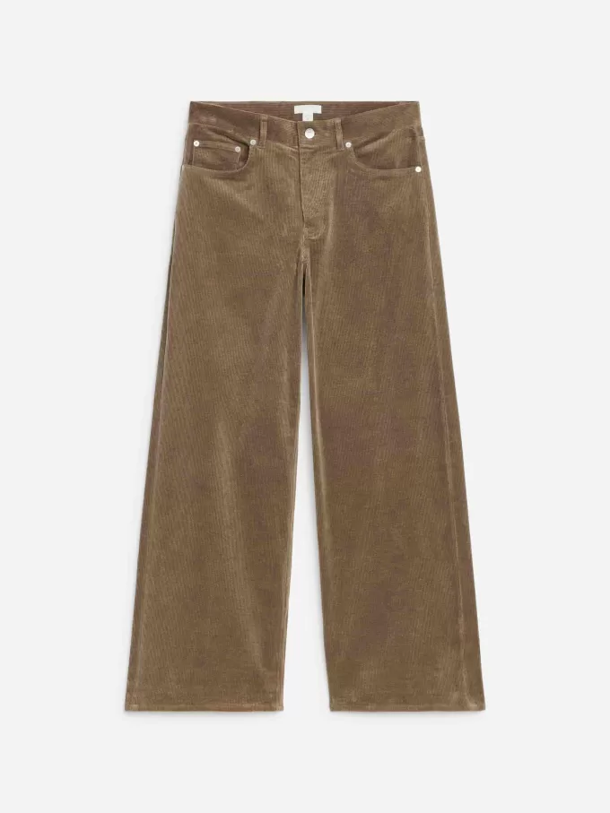 CLOUD Løse brede fløjlsbukser