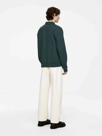 Cardigan i bomuldsjersey Cardigan i bomuldsjersey