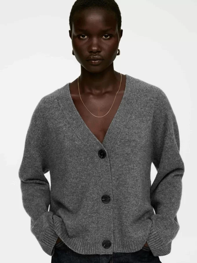 Cashmere-uld cardigan