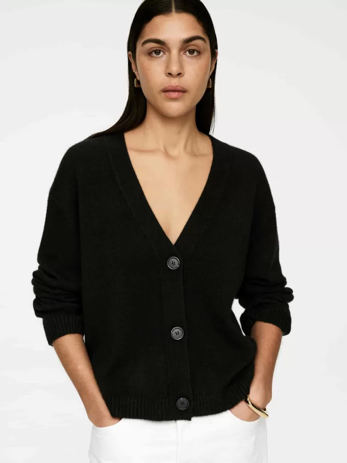 Cashmere-uld cardigan