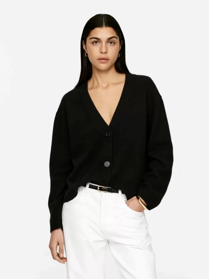 Cashmere-uld cardigan