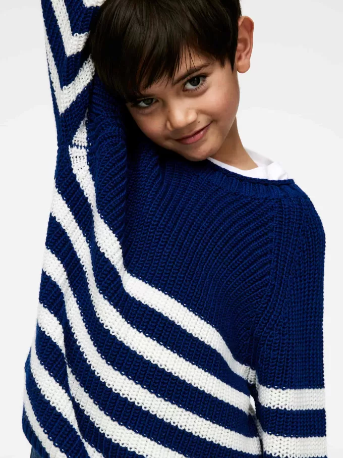 Chunky-strikket trøje