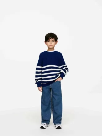 Chunky-strikket trøje