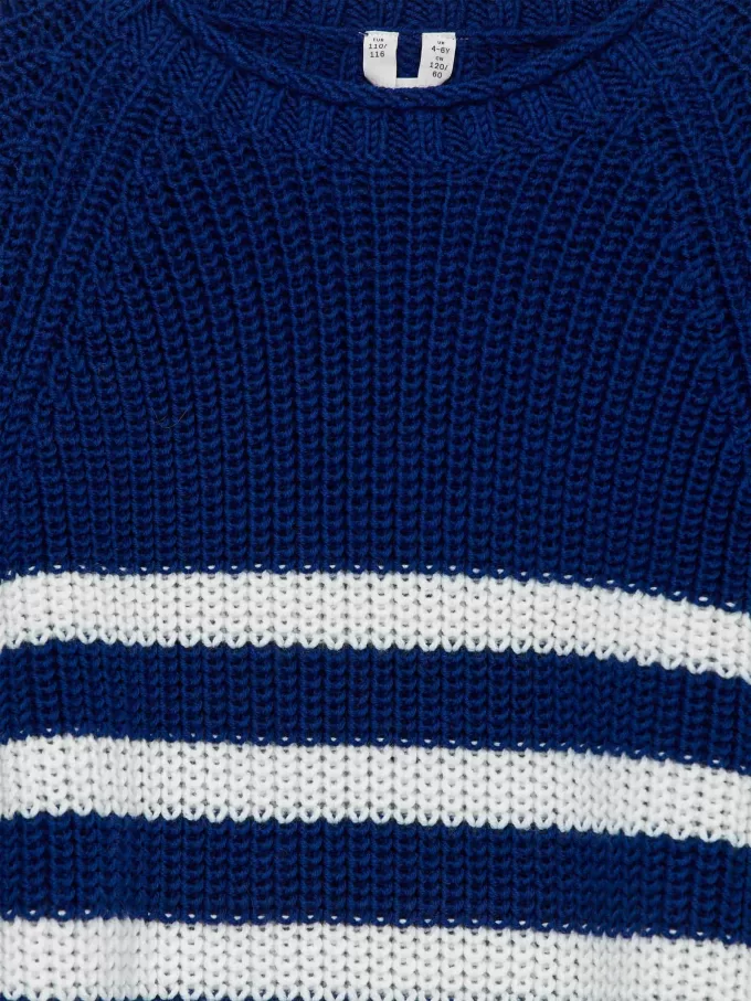 Chunky-strikket trøje