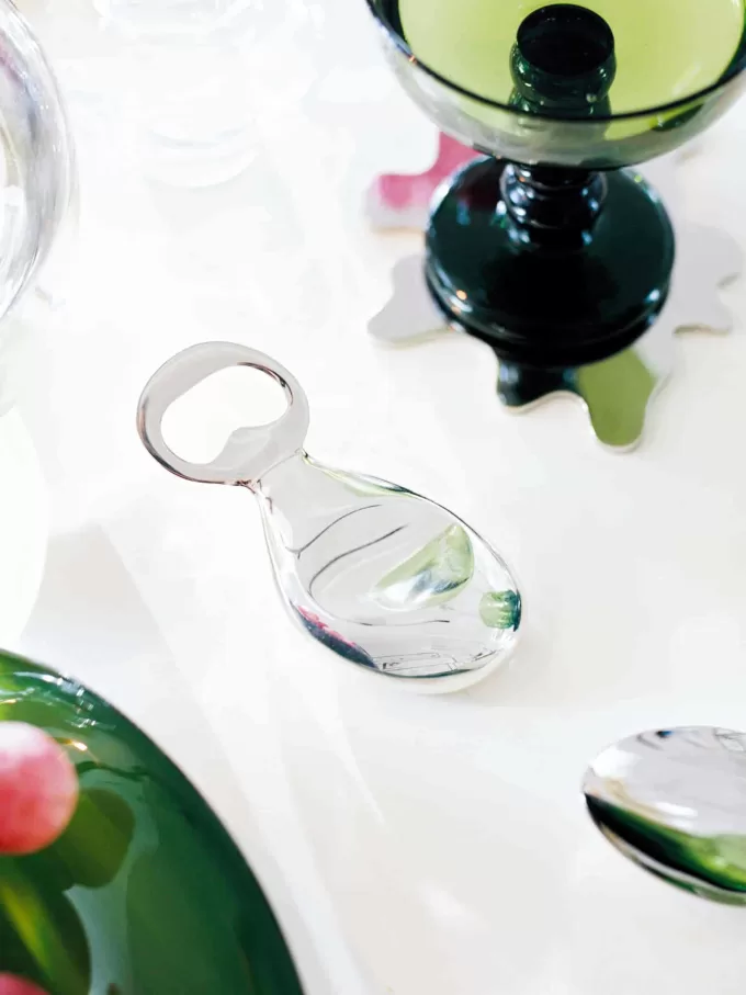 Flaskedækselåbner af messing