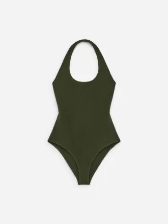 Crinkle Halterneck badedragt