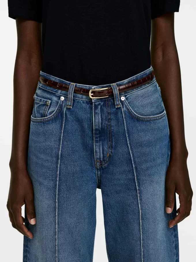 Croco læderbælte Croco læderbælte