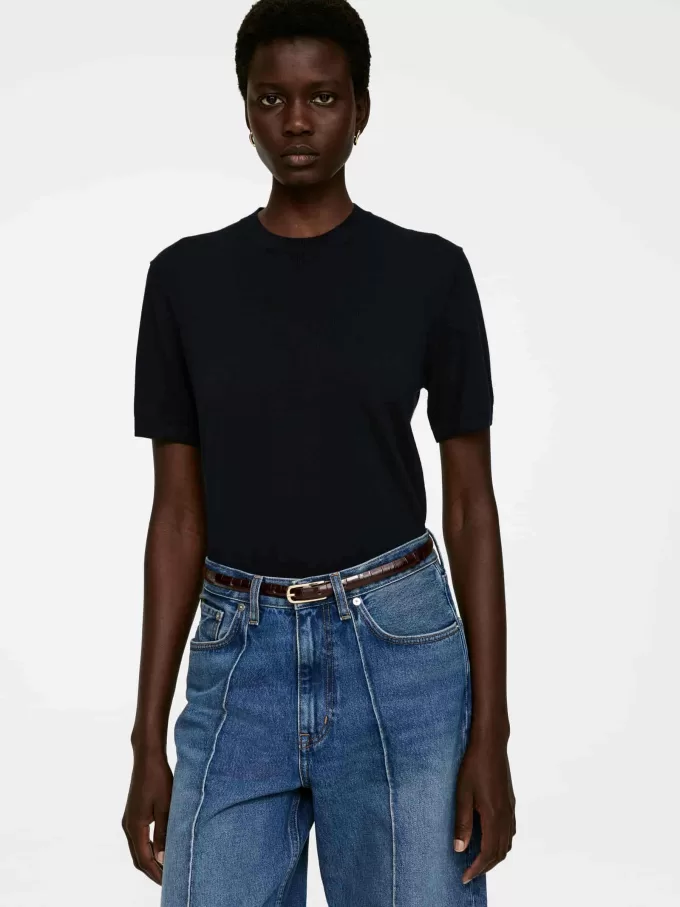 Croco læderbælte Croco læderbælte