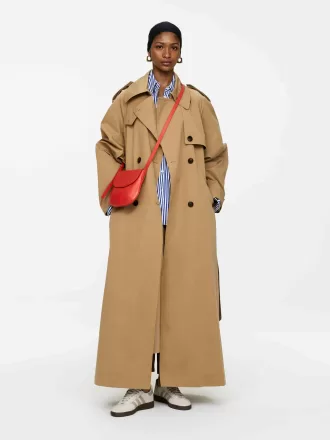 Crossbody taske i læder