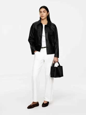 Crossbody taske i læder