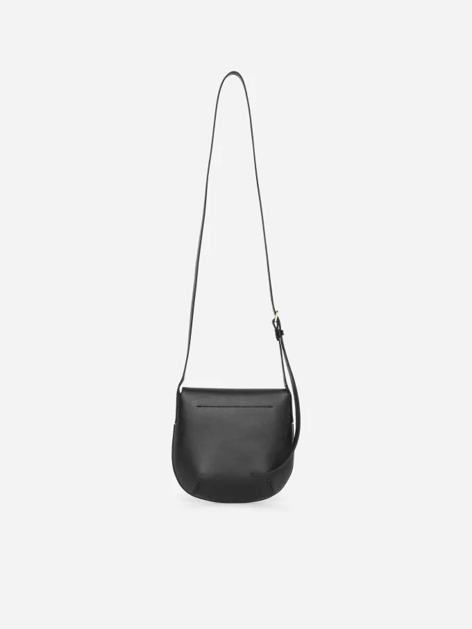 Crossbody taske i læder