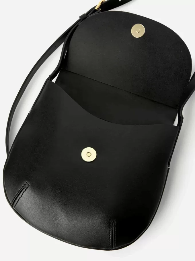 Crossbody taske i læder