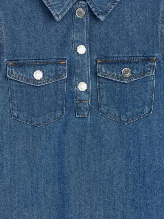 Denim kjole i bomuld