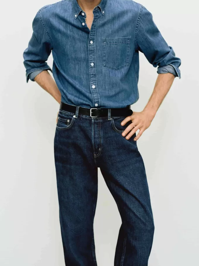 Denim skjorte