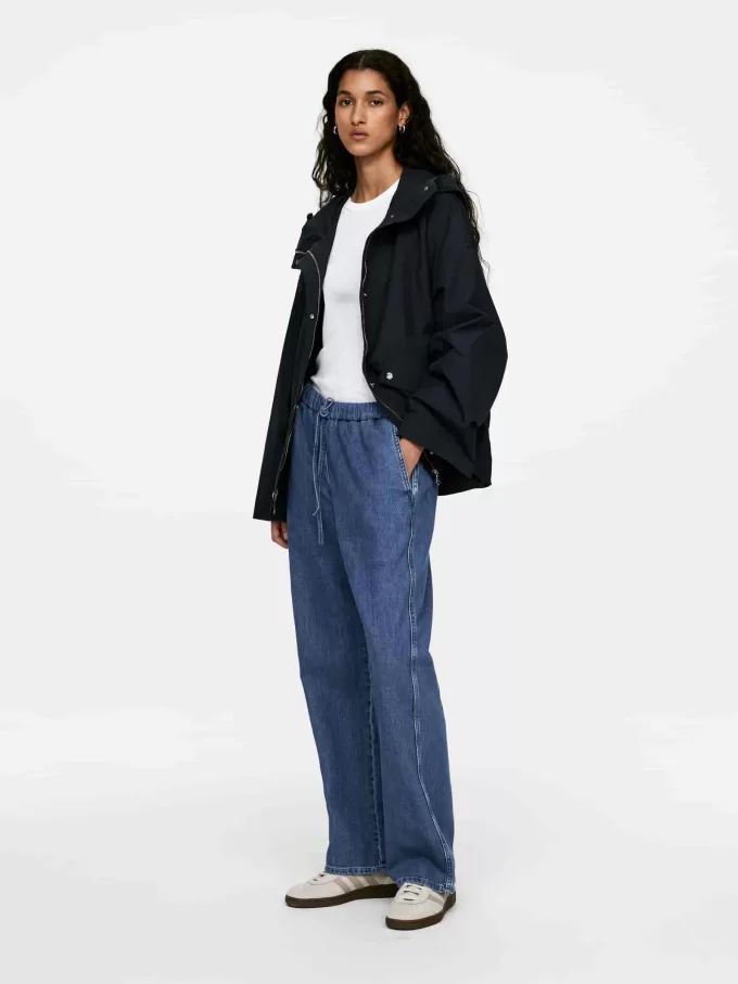 Denimbukser med snoretræk Denimbukser med snoretræk