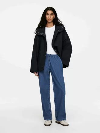 Denimbukser med snoretræk