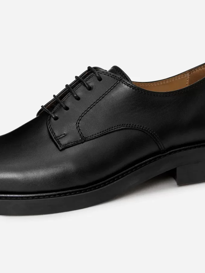 Derby sko i læder Derby sko i læder