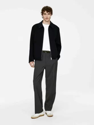 Doublé uldblandingsjakke