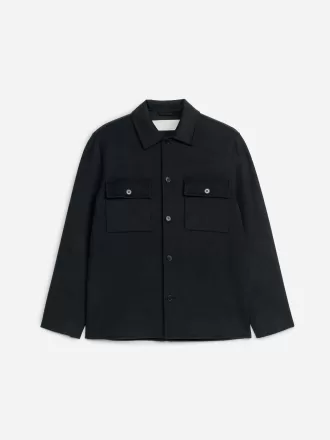 Doublé uldblandingsskjorte