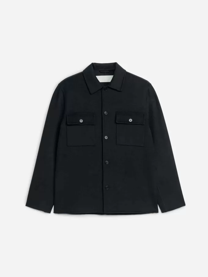 Doublé uldblandingsskjorte Doublé uldblandingsskjorte