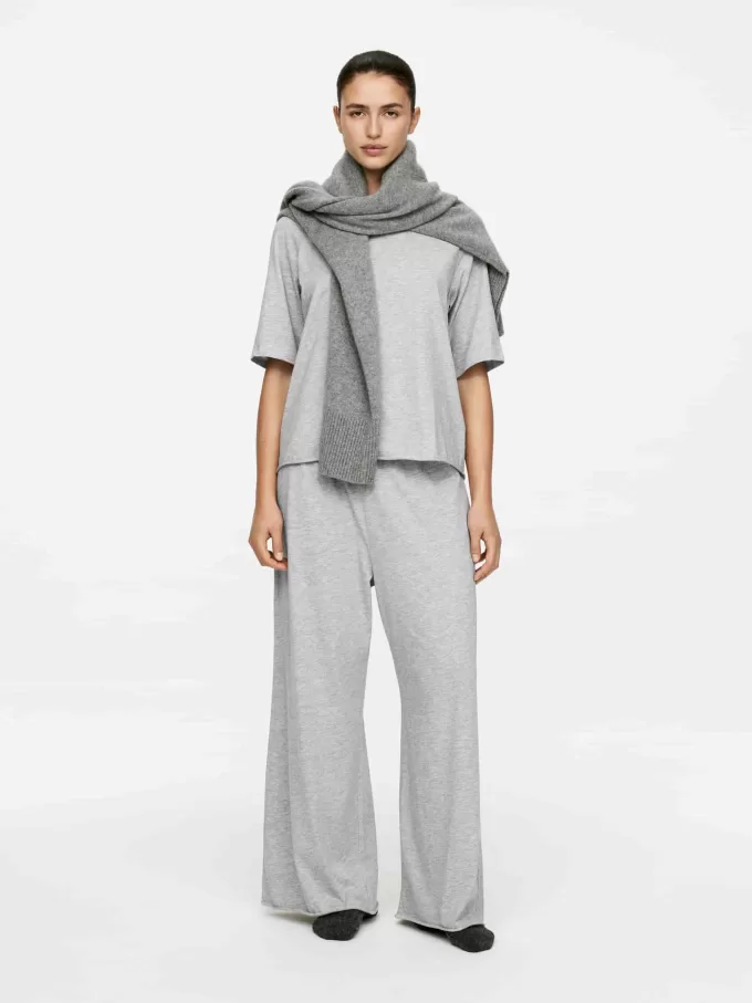 Drapy T-shirt i bomuld