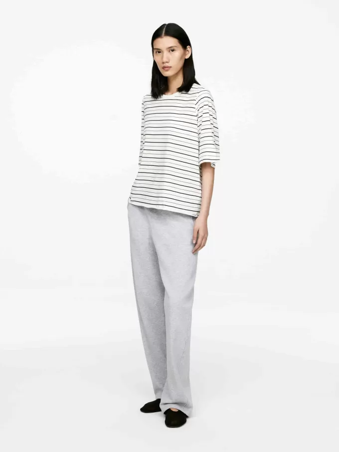 Drapy T-shirt i bomuld Drapy T-shirt i bomuld