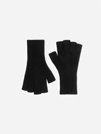 Fingerløse uldhandsker