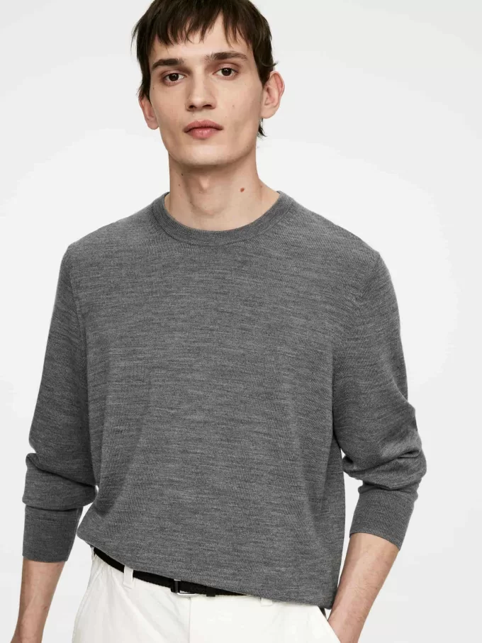 Finstrikket Merino Jumper