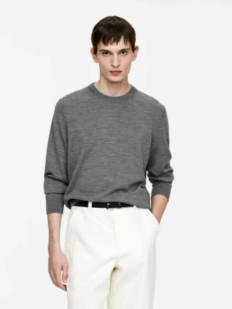 Finstrikket Merino Jumper