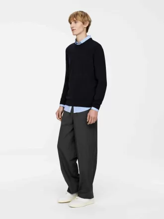 Finstrikket Merino Jumper
