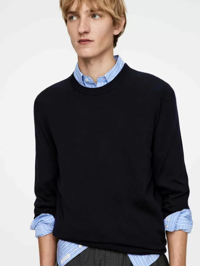 Finstrikket Merino Jumper