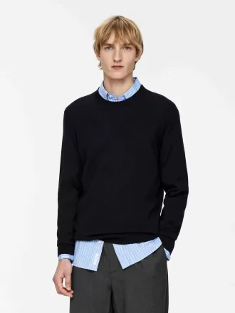 Finstrikket Merino Jumper