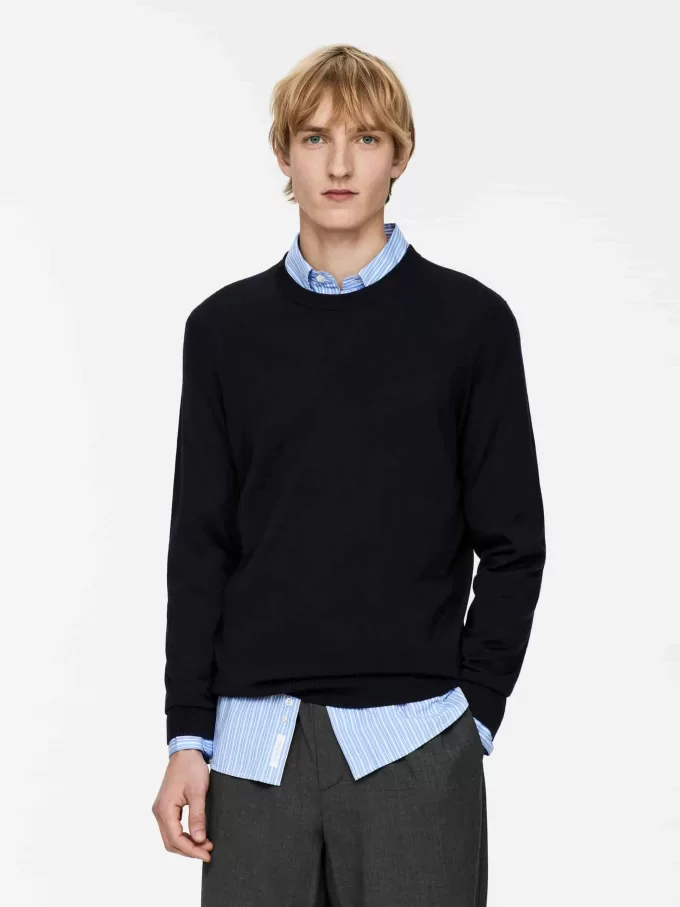 Finstrikket Merino Jumper